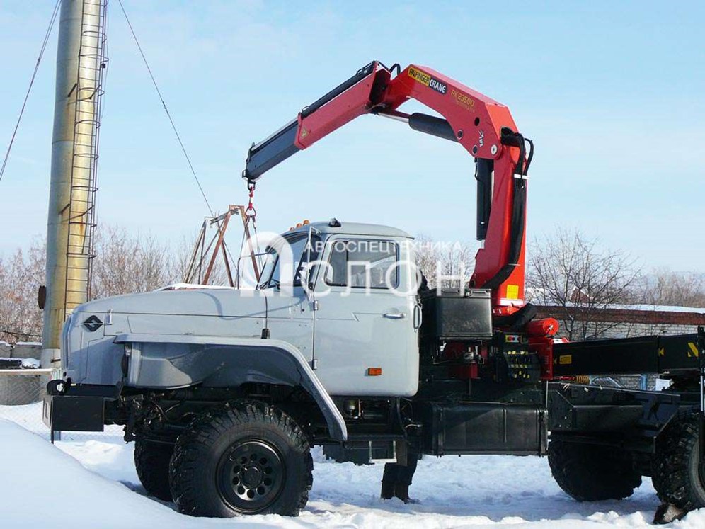 Седельный тягач УРАЛ 4320 с КМУ Palfinger PK-23500А в Миассе ...