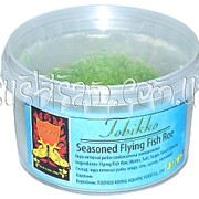 Икра летучей рыбы Tobiko Green (упаковка 100 гр.) фотография