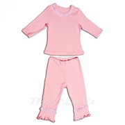 Пижама с бриджами для девочек 3690-л ластик, размер 56-104 фото