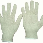 Трикотажные перчатки без ПВХ двойные (640) фото