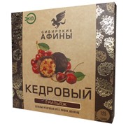 Набор конфет Сибирские Афины кедровый грильяж с вишней 125 гр фото