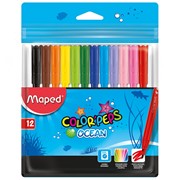 Фломастеры Maped COLOR PEPS Ocean 12 цветов (MP.845720)