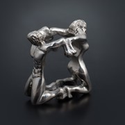 Кольцо-статуэтка “Адам и Ева“ Артикул: К129 фотография