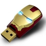 Флешка USB "Iron Man" (Железный человек) на 8 ГБ со скоростью чтения-записи 15-6 М/сек.