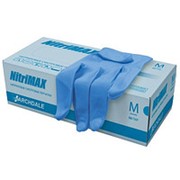 Перчатки нитриловые NitriMAX (50 пар) голубые