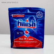 Таблетки для посудомоечных машин Finish Shine & Protect All in 1, 13 шт фото