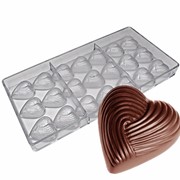 Форма для изготовления шоколада “Сердце“ фото