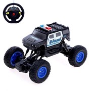 Джип радиоуправляемый «Полиция», работает от батареек фото