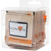 Влажные салфетки для экранов в индивидуальной фольгированной упаковке KTS-10 - 10шт. Konoos