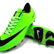 Футбольные бутсы Nike Mercurial FG Green/Black фотография