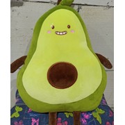 Мягкая игрушка зеленая 45 см авокадо с улыбкой 5 шт фотография