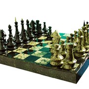 Шахматы из змеевика арт.1310102 фото