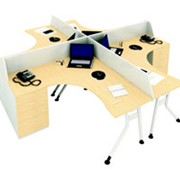 Мебель офисная, столы офисные, столы офисные с перфорацией фото