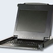 CL1008MR — 8-портовый PS/2 KVM-переключатель с LCD-дисплеем Slideaway фото