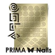 Prima Nails, Металлизированные наклейки GM-01, золото фото