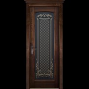 Дверь из массива сосны “Витраж“ фото