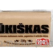 Хозяйственное мыло Ukiskas 72% в полипропилене, 200 гр. фотография
