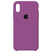 Силиконовый чехол iPhone X/XS, Фиолетовый фотография