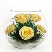 Натуральные цветы в стекле Bm-Rc фото