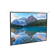 Экран проекционный настенный (180x240 см), матовый, электропривод, 4:3, BRAUBERG MOTO, 236734 фото
