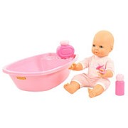 Набор для купания: кукла, ванночка и принадлежности POLESIE «Забавный пупс»
