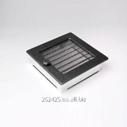 Решетка темное серебро 17x17 с жалюзи фото