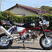 Мопед мокик Honda Monkey рама Z50J гв 1978 Minibike тюнинг задний багажник пробег 935 км черный красный фотография