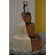 Торт весільний 3 фото