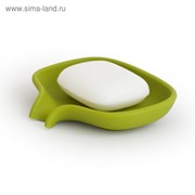 Мыльница с носиком для слива, лайм фото