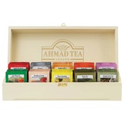 Чай AHMAD (Ахмад) “Contemporary“, набор в деревянной шкатулке, ГипОфис 10 вкусов по 10 пакетиков по 2 г, фото
