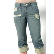 Бриджи джинсовые женские Арт.S7007 фото