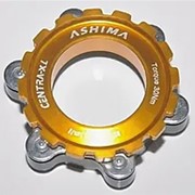 Адаптер Ashima крепит 6-болт ротор на втулку Center Lock Shimano. В тч под оси ø15 и 20мм. AC03 (Silver) фото