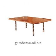 Столешница прямоугольная с закруглёнными углами, размер 1180х780х30 мм, цветная, на сером цементе фото