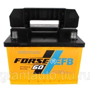 Аккумуляторная батарея FORSE EFB 6СТ60 низкий обратная фото