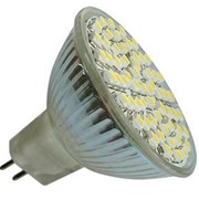 Лампа светодиодная MR16-15SMD 5050 (warm white/white)