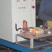 Индукционная установка для нагрева заготовок под штамповку слесарных молотков фото