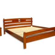 Деревянная кровать Лиза модель №2 массив дуба размеры матраса 1600х1900/2000 мм фото