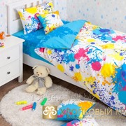 Детское постельное белье happy blue