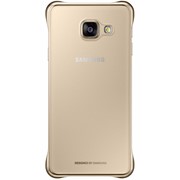 Чехол-накладка Clear Cover для Samsung Galaxy A3 2016 Gold прозрачный (EF-QA310CFEGRU) фото