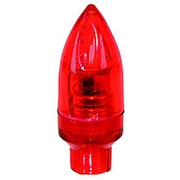 Колпачки для ниппеля 5-519975 "ракета" красный пластиковые авто/спорт