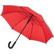 Зонт-трость с цветными спицами Bespoke, красный фотография