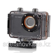 Спортивная камера-1,5-дюймовый дисплей, водонепроницаемость до 30 м, G-сенсор,4x цифровой зум фотография