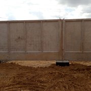 Панель ограды, забор бетонный, цокольная панель фото