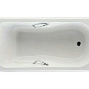 Ванна чугунная HAITI 170*80 с антисколзящим покрытием ручки хром фото