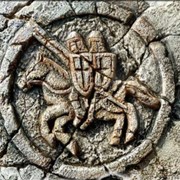 Декор рыцарской символики Ордена Тамплиеров размер Декора: 285*285 фото