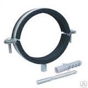 Хомут (КТР) Ду 15 (1/2“) стальной в изоляции (комплект) фото