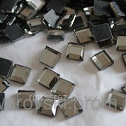 Квадратики термо 6x6мм. Black Diamond. (50 шт.) фото