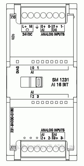 Sm1231 схема подключения