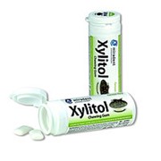 Miradent Xylitol The Vert жевательная резинка со вкусом зеленого чая 30 шт (30 гр) фото