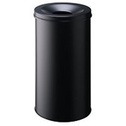Мусорная корзина Durable Safe, круглая, 60 л, 662 x 375 мм, черный фото